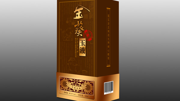 金葵玉液白酒包裝設(shè)計(jì)