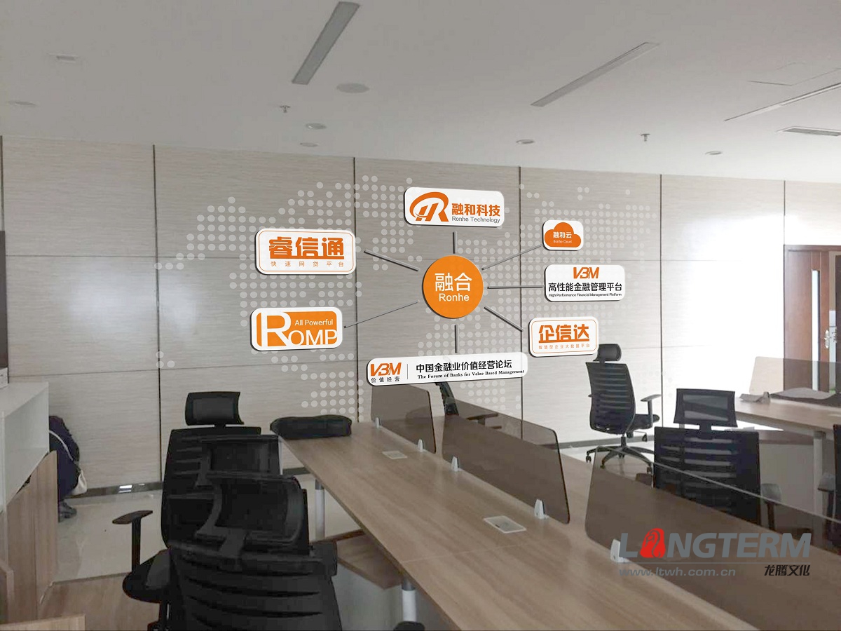 融合科技企業(yè)文化墻 融合科技企業(yè)文化墻