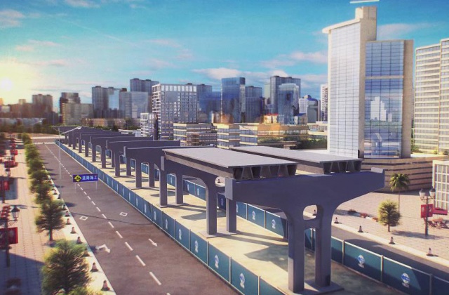 中國(guó)五冶高架橋施工工法三維動(dòng)畫(huà)演示