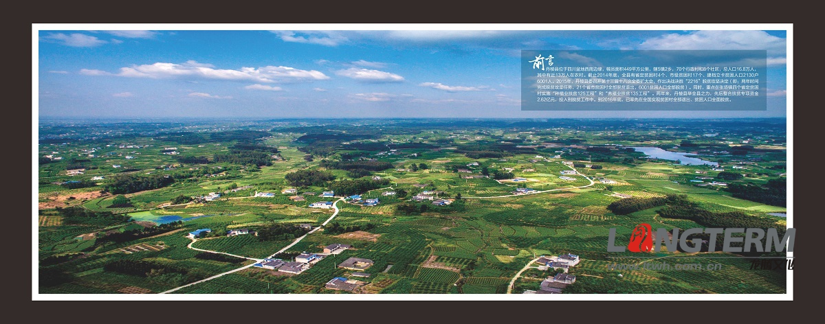 丹棱脫貧攻堅畫冊設(shè)計