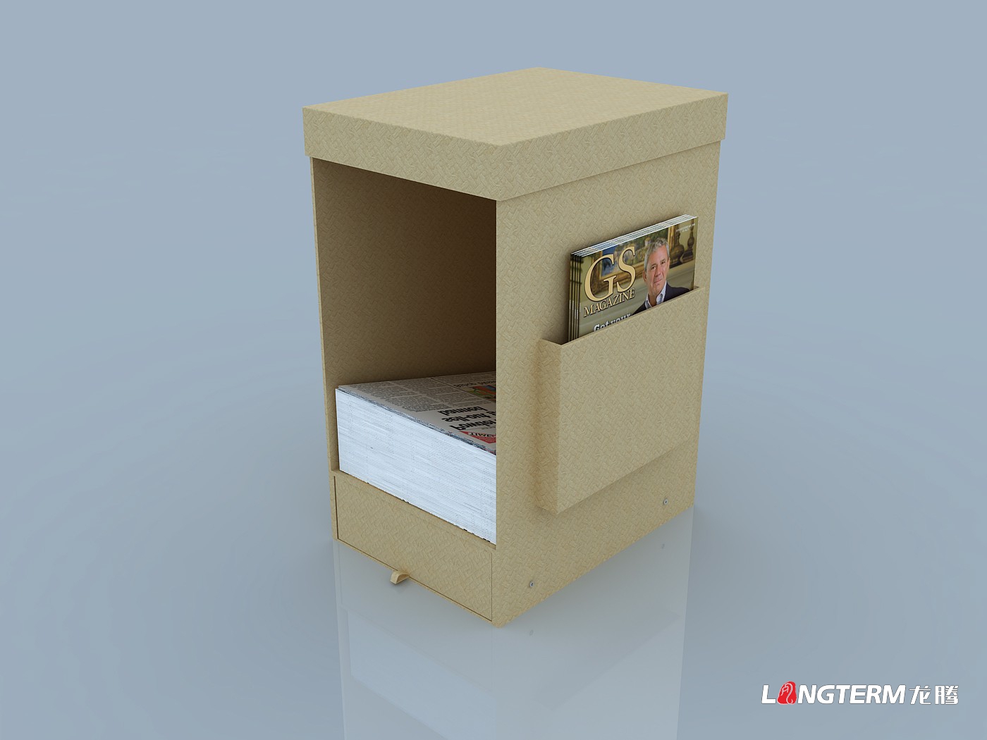 工業(yè)包裝設(shè)計(jì):報(bào)紙收納箱 工業(yè)包裝設(shè)計(jì):報(bào)紙收納箱