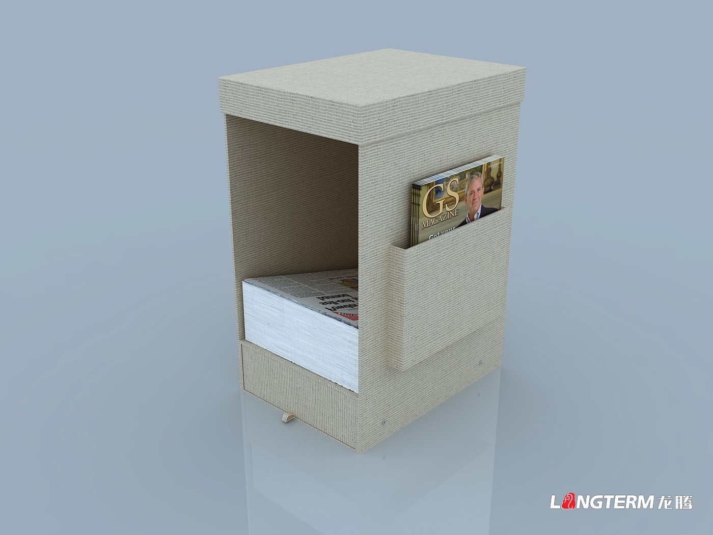 工業(yè)包裝設(shè)計(jì):報(bào)紙收納箱 工業(yè)包裝設(shè)計(jì):報(bào)紙收納箱